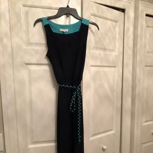Kenar two tone maxi dress